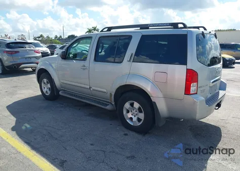 2007 Nissan Pathfinder S from USA, damaged, VIN 5N1AR18W87C608524